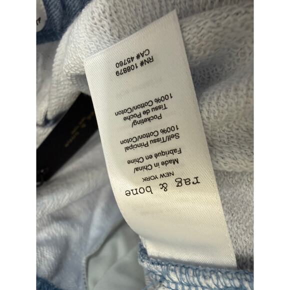 Rag & Bone Miramar Jogger Pants Cotton Terry Pull-on Women's XS New - Picture 12 of 13